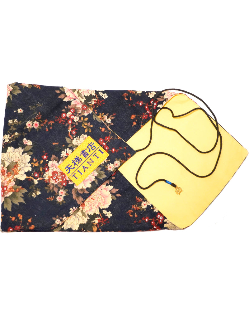 Book Wrap, Flower Blossoms, Cotton